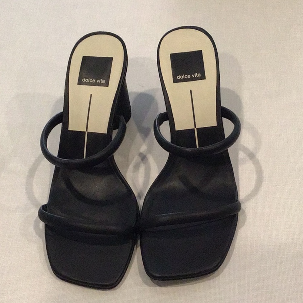 Dolce Vita Noles Heels, Black Onyx, Size 7.5